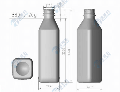 Small Water Bottle Shape Design 330ml Recommendations
