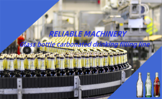 4000BPH Glass Bottle Carbonated Beverage 3 In 1 Filling Machine for Soft Drinks Flavored Water 