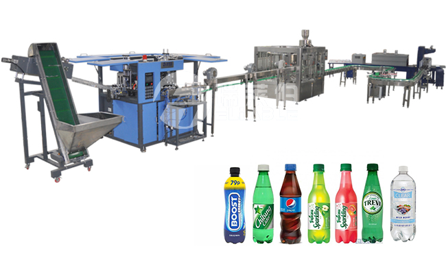 5000BPH High Speed Carbonated Beverage 3 In 1 Filling Machine for Soft Drinks Flavored Water Beers 